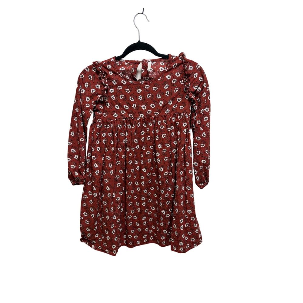 Rylee + Cru Piper Dress in Holiday Bloom Girl's Size 10-12 Years